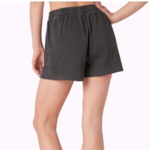 Beyond Yoga NWT 100% cotton Sweat Set Short, Washed Black, super comfy and cute!